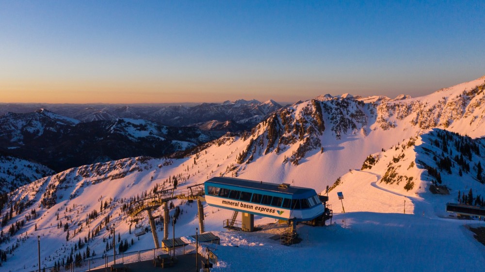 Snowbird bij Salt Lake City.